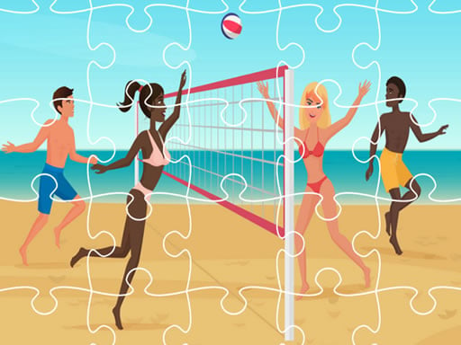 Play Beach Volley Ball Jigsaw Online