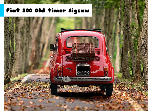 Play Fiat 500 Old Timer Jigsaw