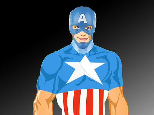 Captain America Dressup Online Clicker Games on NaptechGames.com