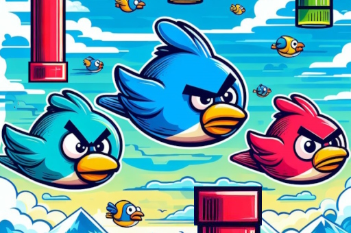 Angry Flappy Birds play online no ADS