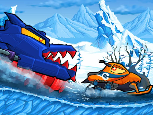 Car Eats Car: Winter Adventure Online Racing Games on NaptechGames.com