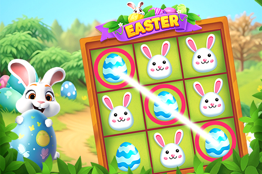 Easter  Tic Tac Toe play online no ADS