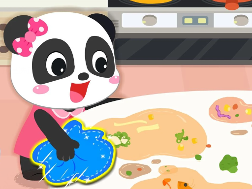 Baby Panda Cleanup - Play Free Best Online Game on JangoGames.com