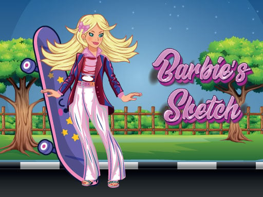 Barbie&rsquo;s Sketch Online Hypercasual Games on NaptechGames.com