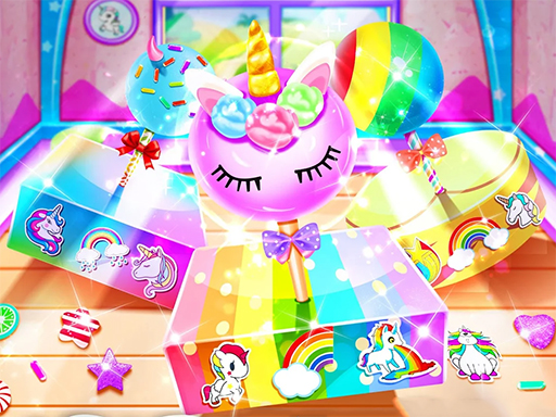 Unicorn Cake Pops Online Girls Games on NaptechGames.com