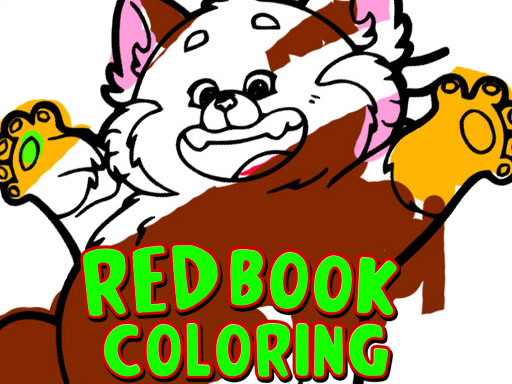 Красная книжка-раскраска