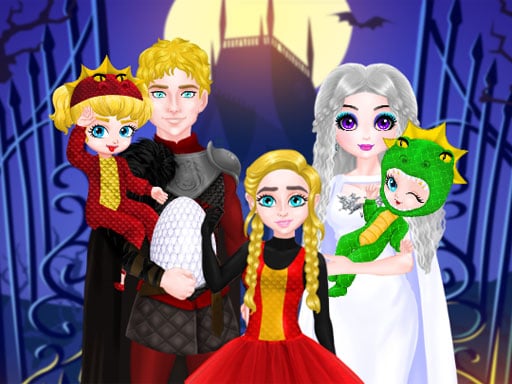 Princess Family Halloween Costume oyunu