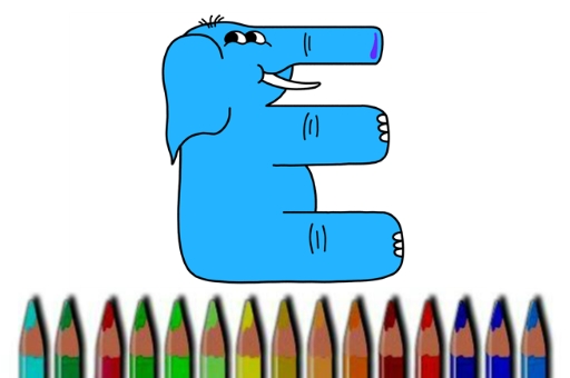Letters Coloring Book play online no ADS
