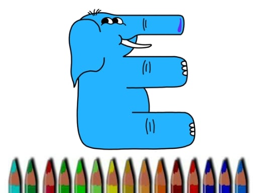 Letters Coloring Book Online Puzzle Games on NaptechGames.com