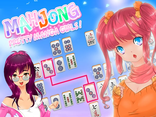 Mahjong Pretty Manga Girls - Puzzles