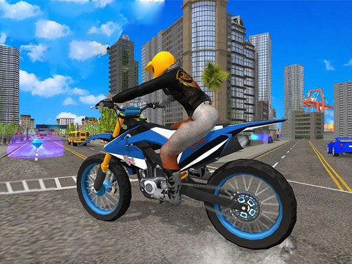City Bike Stunt Racing Online Sports Games on NaptechGames.com