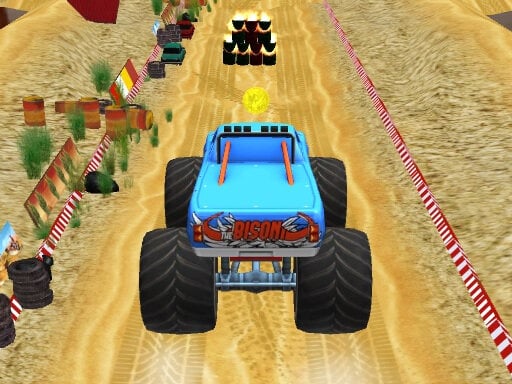 Monster Truck Stunt Online Racing Games on NaptechGames.com