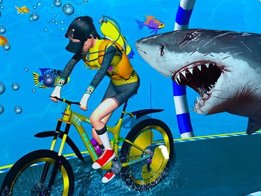 Underwater Bicycle Racing Online Racing Games on NaptechGames.com