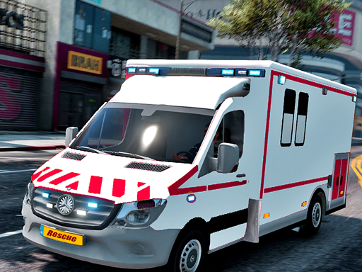 Play Ambulance Rescue Race
