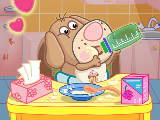 Hippo Baby Care Game - Girls