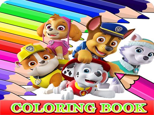 Coloring Book for Paw Patrol - Puzzles