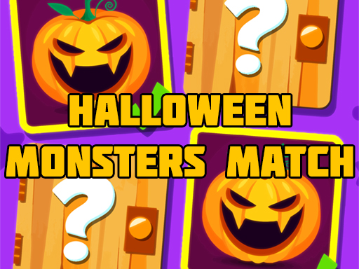 Halloween Monsters Match - Play Free Best Puzzle Online Game on JangoGames.com