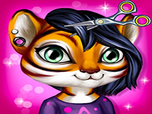 Cute Animal Hair Salon - Play Free Best Hypercasual Online Game on JangoGames.com