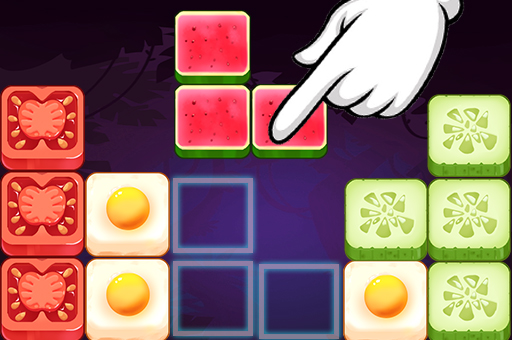 Food Blocks Puzzle play online no ADS
