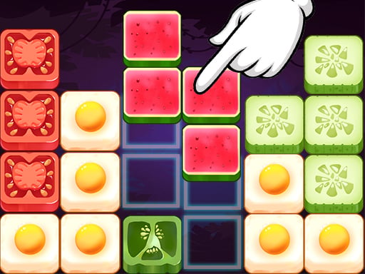 Food Blocks Puzzle - Play Free Best Puzzle Online Game on JangoGames.com