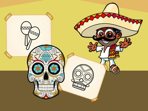 Play Crazy Mexican Coloring Book Online