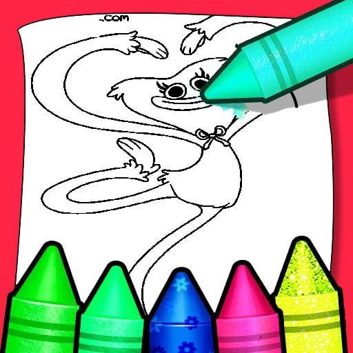 Kissy Missy Coloring Pages