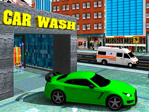 Sports Car Wash Gas Station Online Racing Games on NaptechGames.com