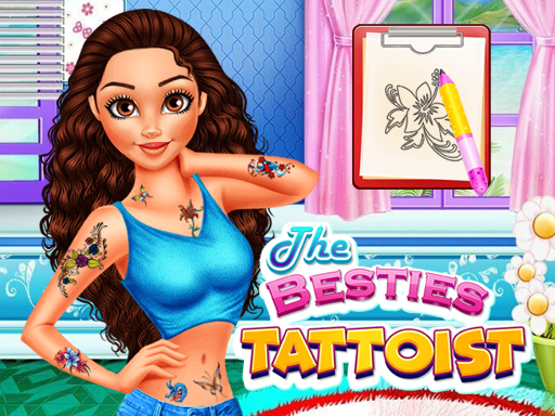 The Besties Tattooist Online Girls Games on NaptechGames.com