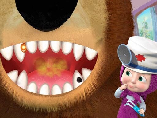Masha And The Bear Dentist Game oyunu