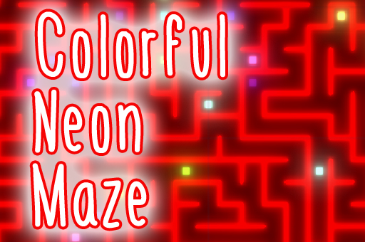 Colorful Neon Maze play online no ADS