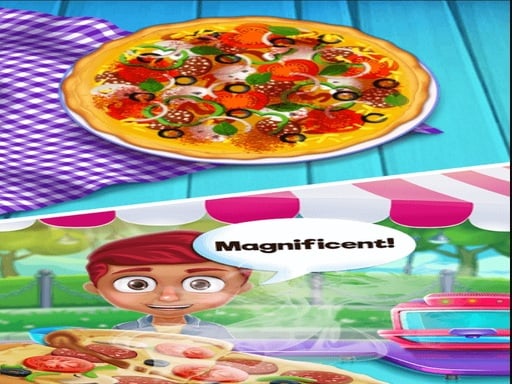 Funny Pizza Maker Online Cooking Games on taptohit.com