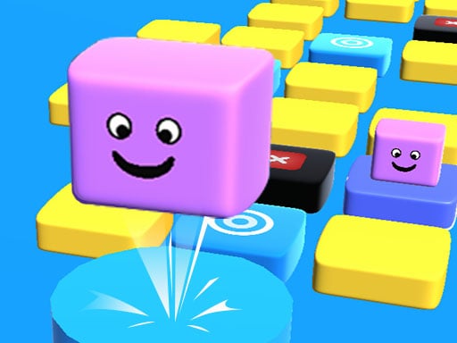 Jump Stacky Cube 3D Online Arcade Games on NaptechGames.com