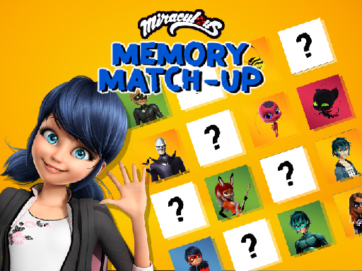 Play Miraculous Memory Match Up