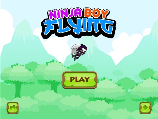Ninja flying boy Online Boys Games on taptohit.com