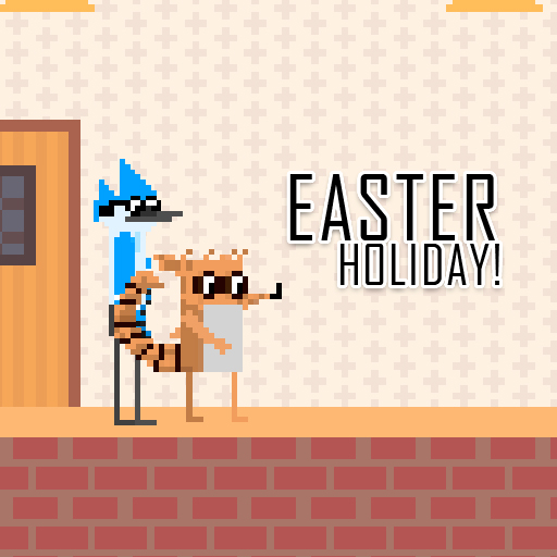 Mordecai and Rigby Easter Holiday