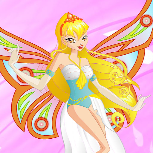 Winx Stella Beauty Fairy Dress Up Game - Winx Stella Güzel Peri giydir