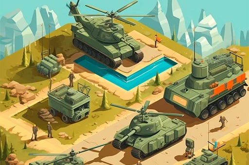 Idle Military Base: Army Tycoon play online no ADS