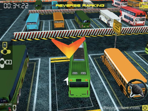 Bus Parking 3D Online Online 3D Games on taptohit.com
