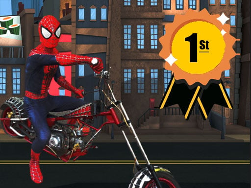 Spider Man Motorbike Online Arcade Games on NaptechGames.com