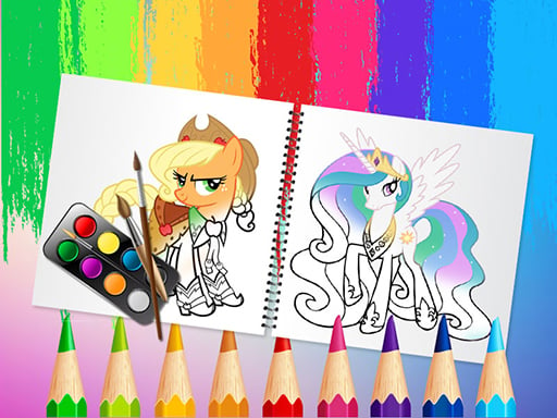 Play Sweet Pony Coloring Book Online