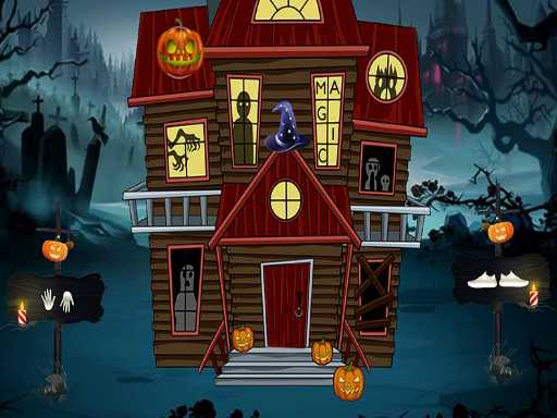 Play Halloween Magic Lady Escape