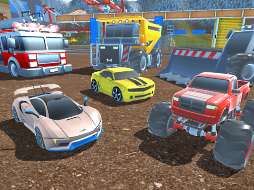 Mad Cars Racing and Crash Online Racing Games on NaptechGames.com