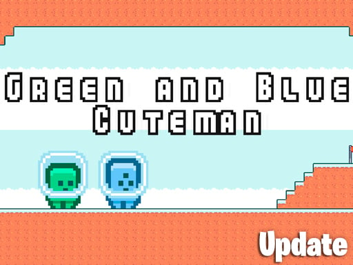Green and Blue Cuteman - Play Free Best Arcade Online Game on JangoGames.com