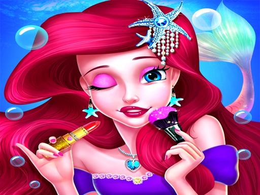 Mermaid Princess Makeup - Girl Fashion Salon oyunu