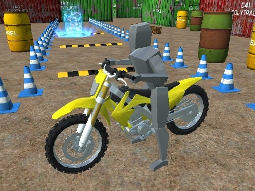 Parking Bike 3D Game Online Action Games on NaptechGames.com