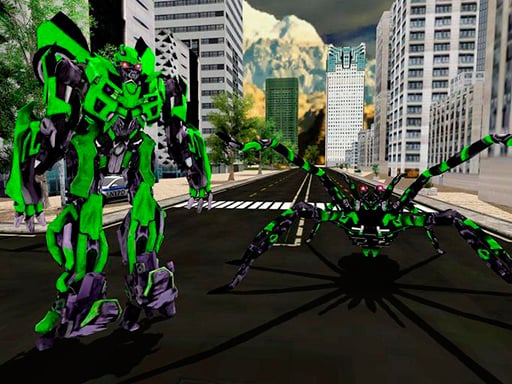 Spider Robot Warrior Web Robot Spider Online Boys Games on NaptechGames.com