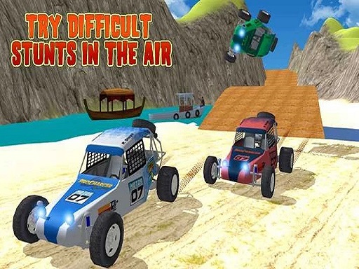 Offroad Kart Beach Stunt : Buggy Car Drive Game