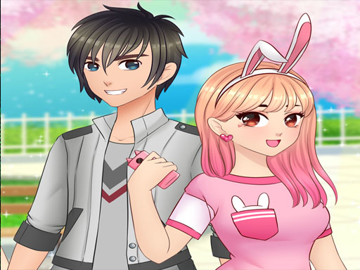 Anime High School Couple - First Date Makeover Online Hypercasual Games on NaptechGames.com