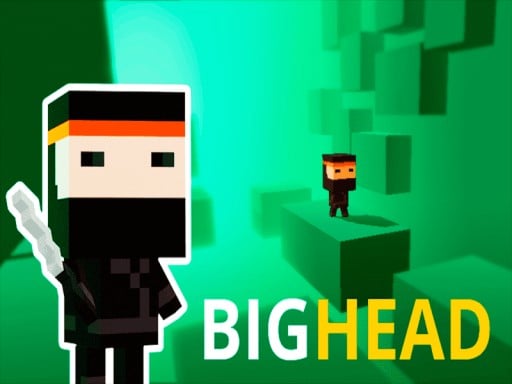Bighead Ninja! - Play Free Best Arcade Online Game on JangoGames.com