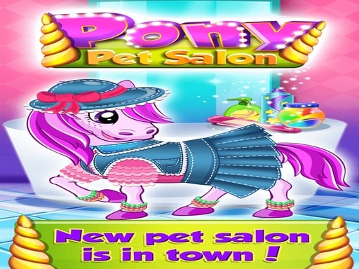 Pony Pet Saloon Online Clicker Games on NaptechGames.com